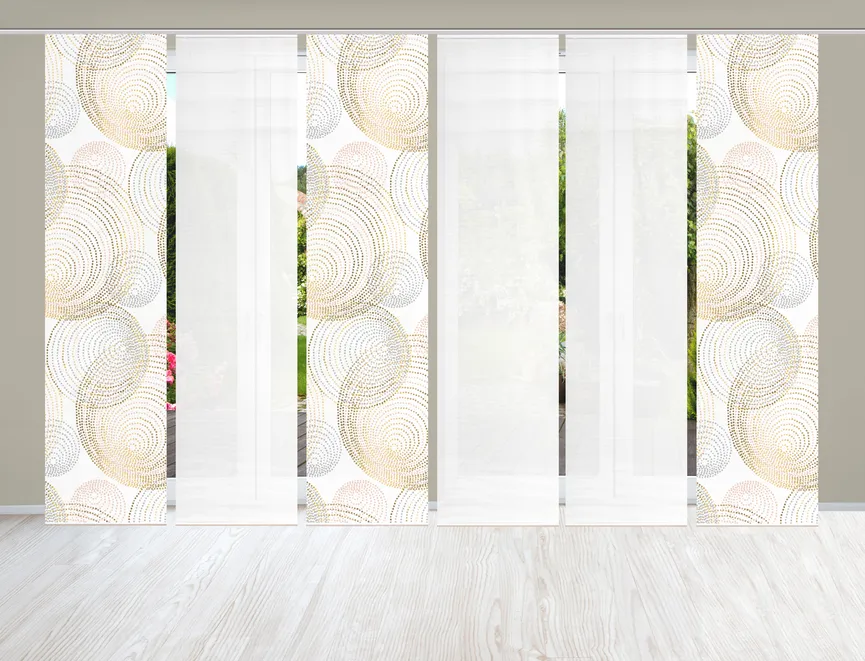 Schiebewand 6-er Set Spiro milieu