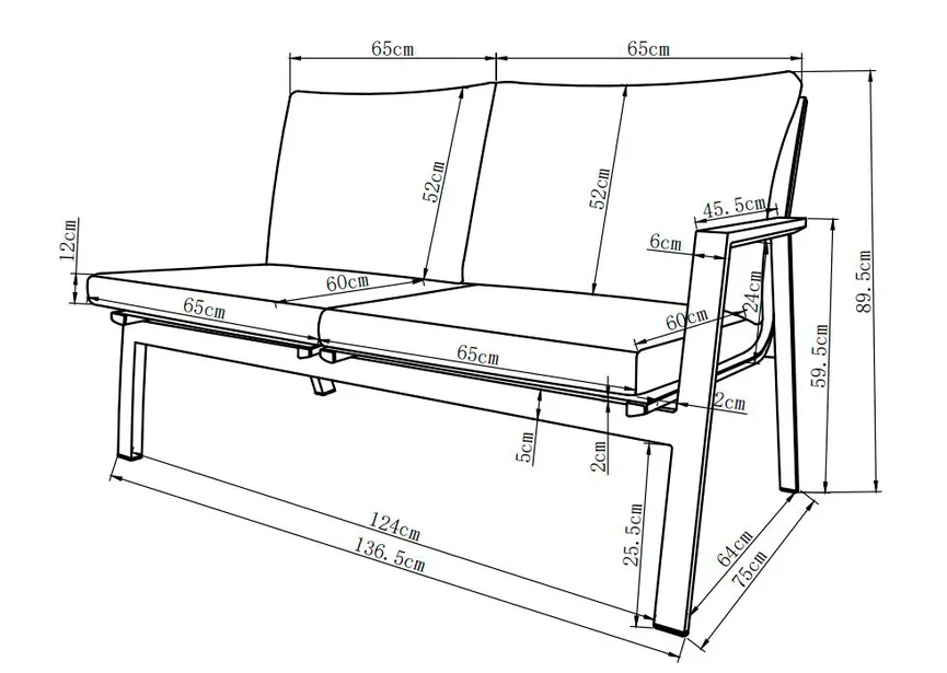 Lounge 4tlg. Tisch detail