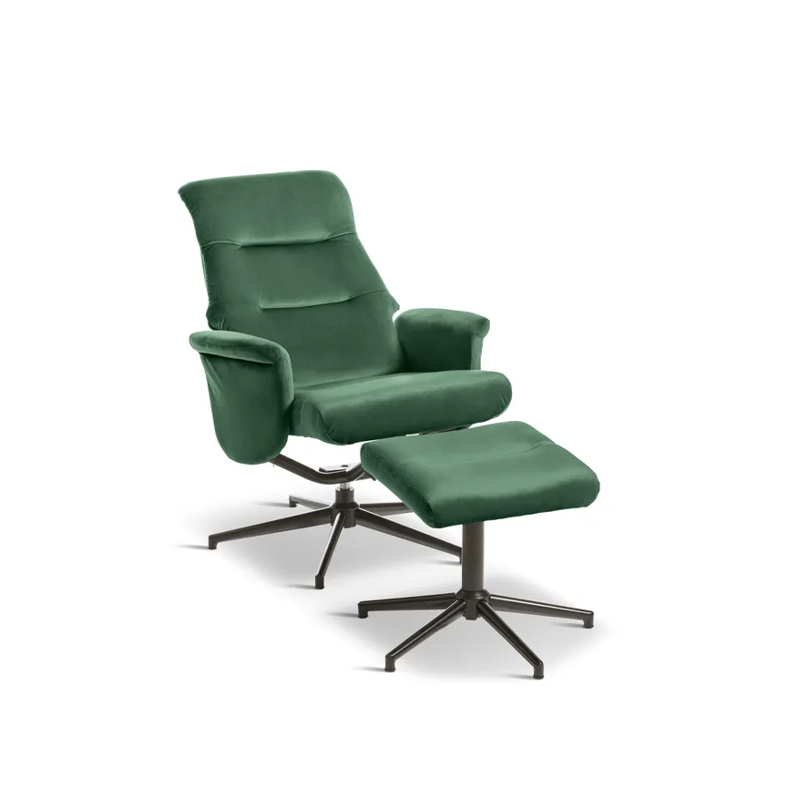 Relaxsessel + Hocker detail
