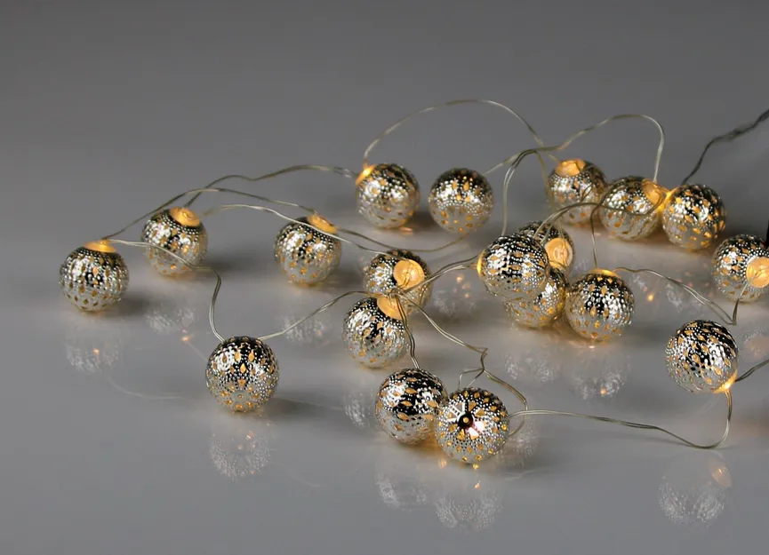 Lichterkette "Kugel" 20LED detail