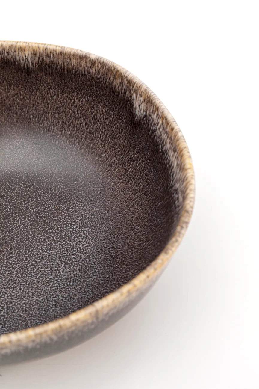 Schale "Valerio" braun detail