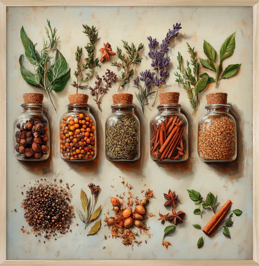 Wandbild "Vintage Herbs I" hauptaufnahme