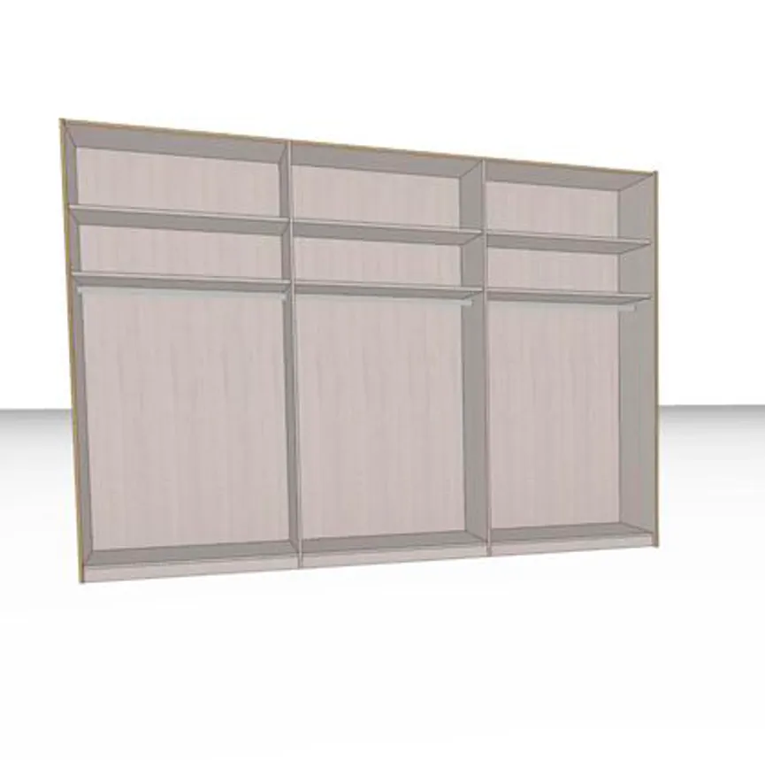 Schwebetürenschrank 2-trg. detail