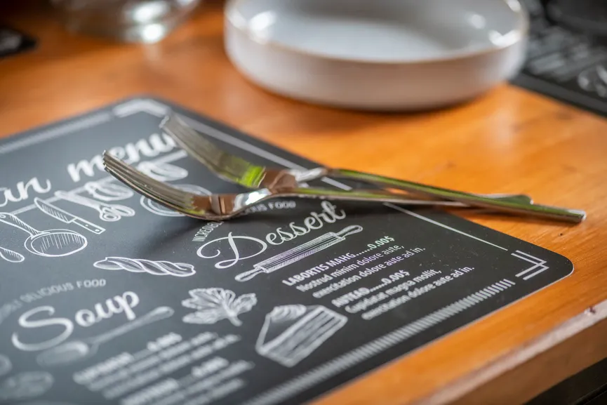 Tischset "Italian Menu" detail