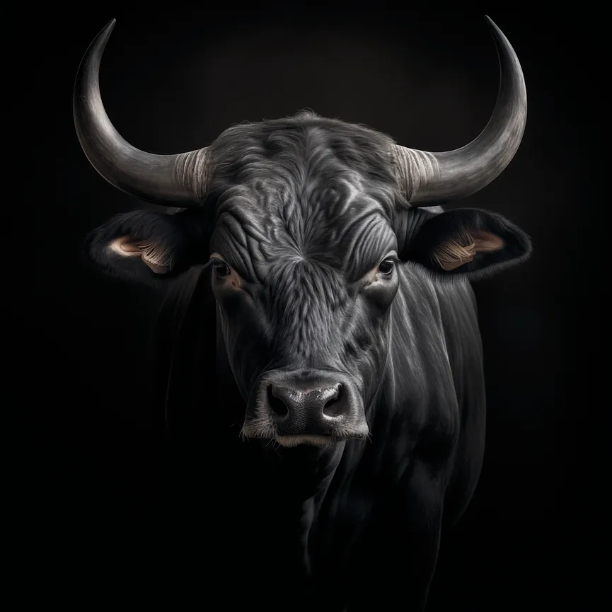Leinwandbild "Black Bull I" hauptaufnahme