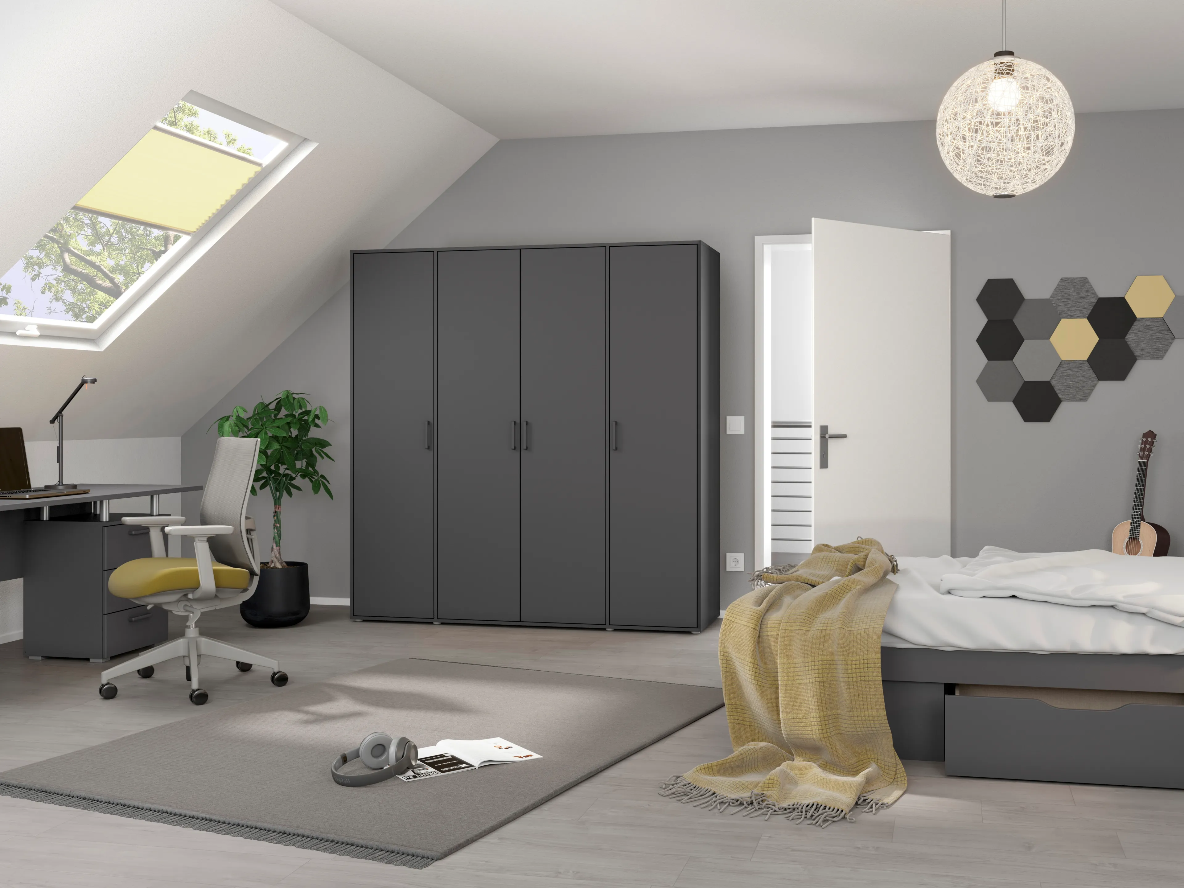 Kleiderschrank Voyager 187 x 194 cm