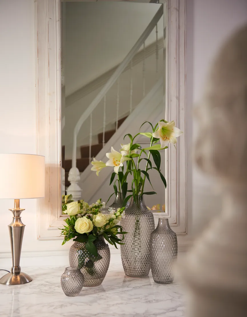 Vase "Poesia" S grau milieu