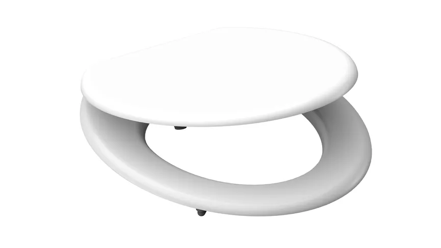 WC-Sitz weiss MDF detail
