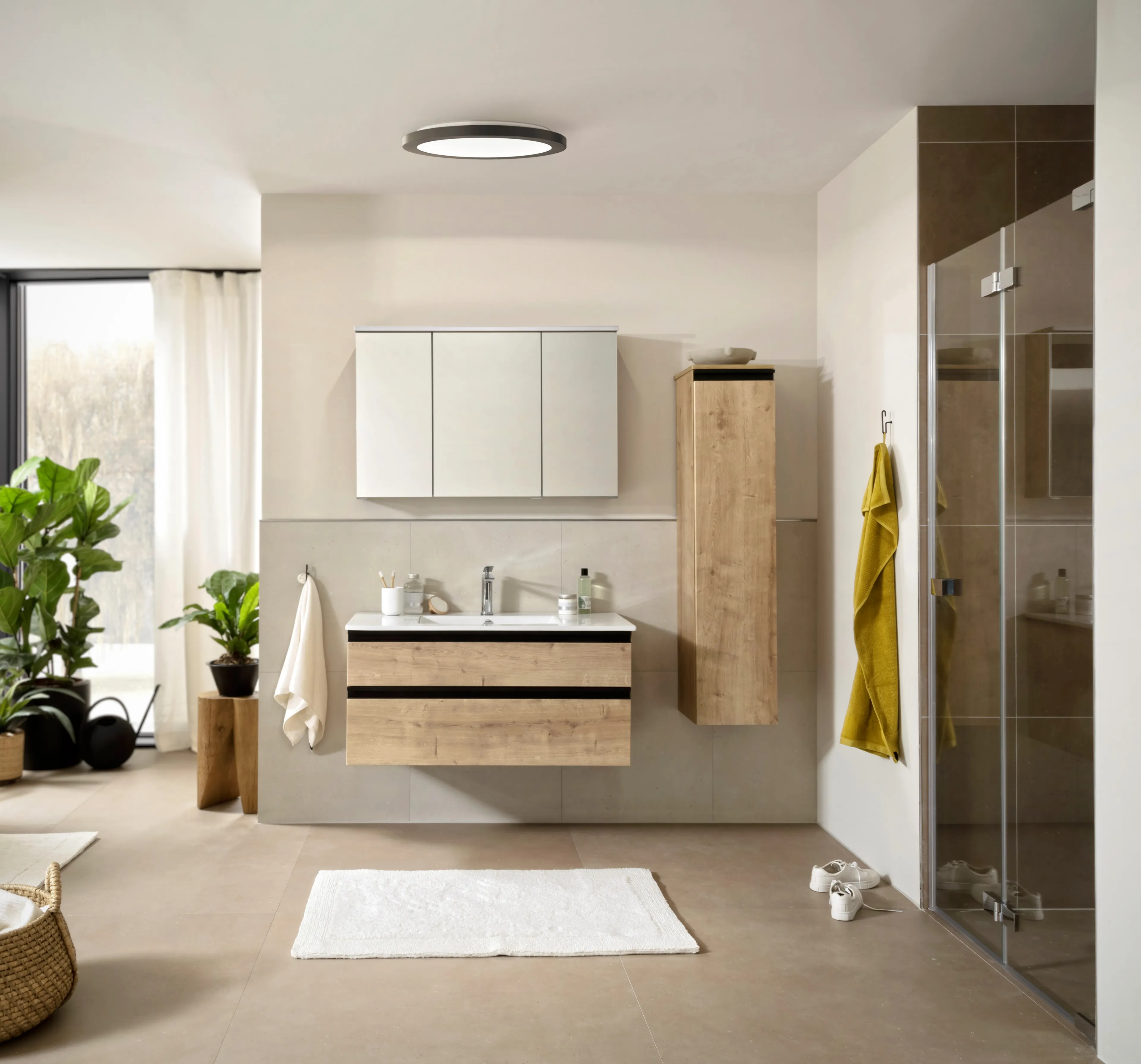 LED-Deckenleuchte Flat