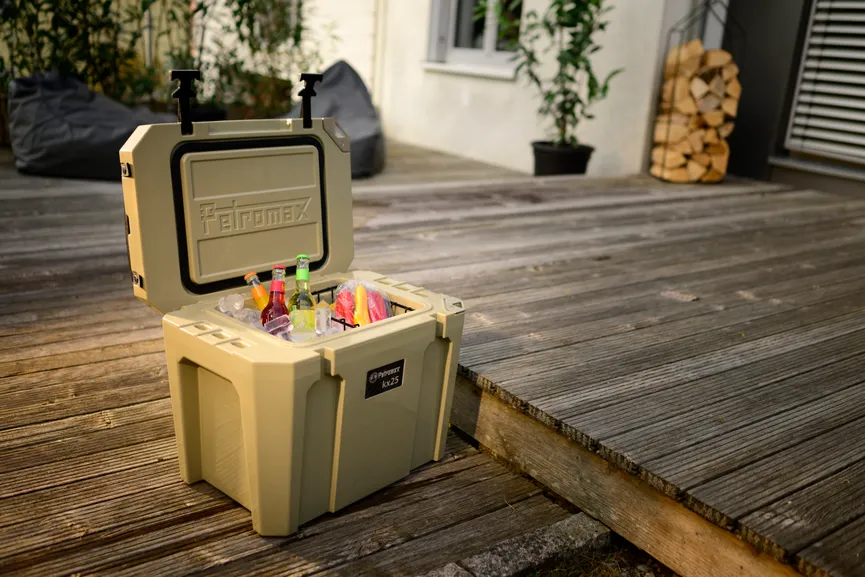 Kühlbox 25l sandfarben milieu