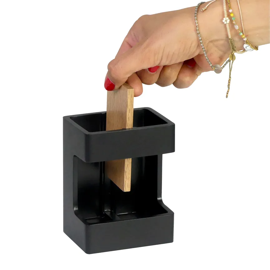 Zahnbürstenhalter Cube detail