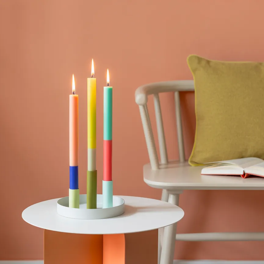 Stabkerze "Ibiza" 3er-Set milieu