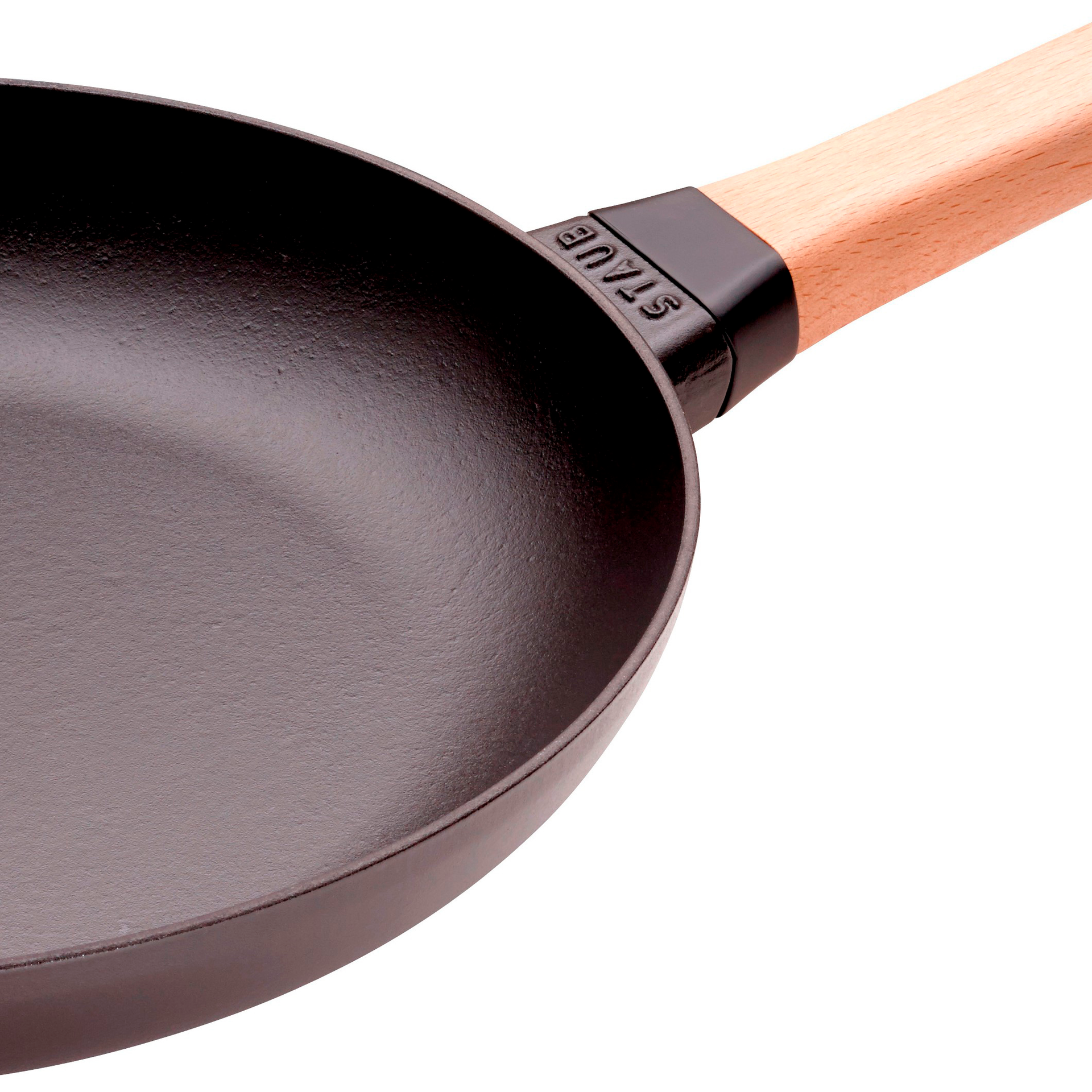 Bratpfanne 28 cm Gusseisen detail