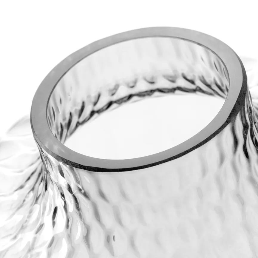 Vase "Giulia" grau detail