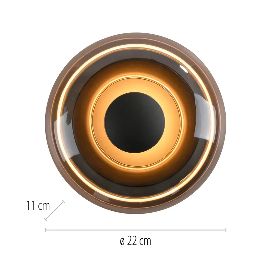 Wand-u.Deckenleuchte "POSH" detail