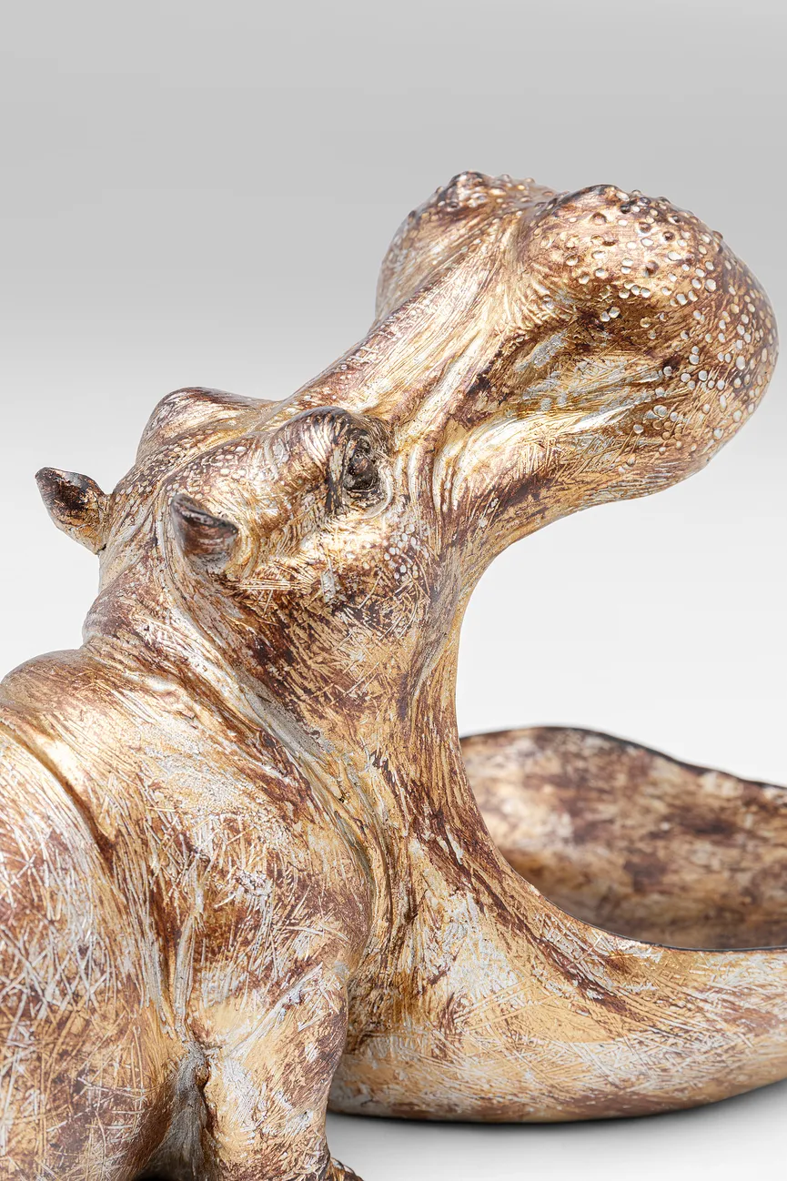 Figur "Hungry Hippo" Nilpferd detail