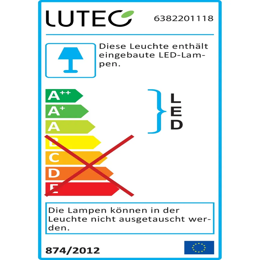 Außenwandleuchte "Rola" energielabel