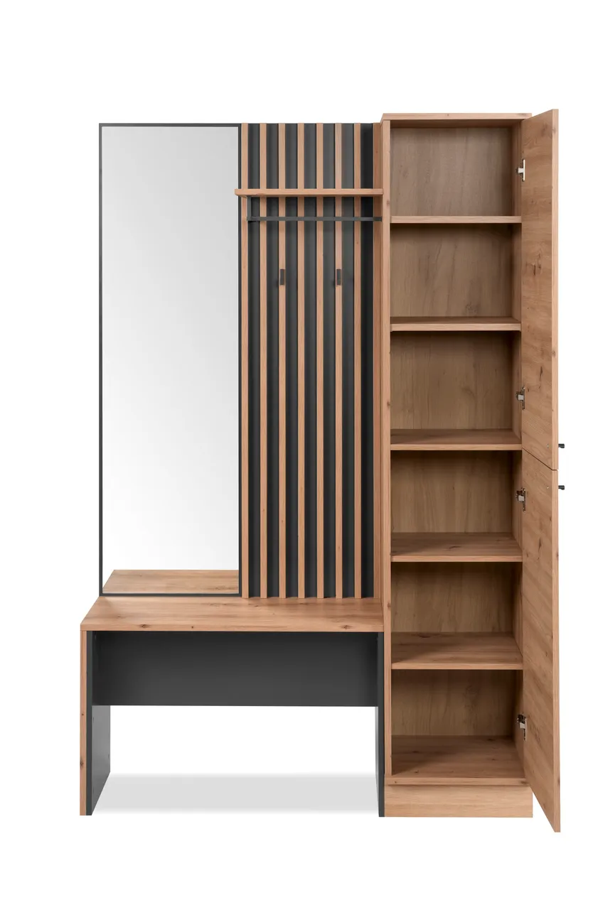 Kompaktgarderobe detail