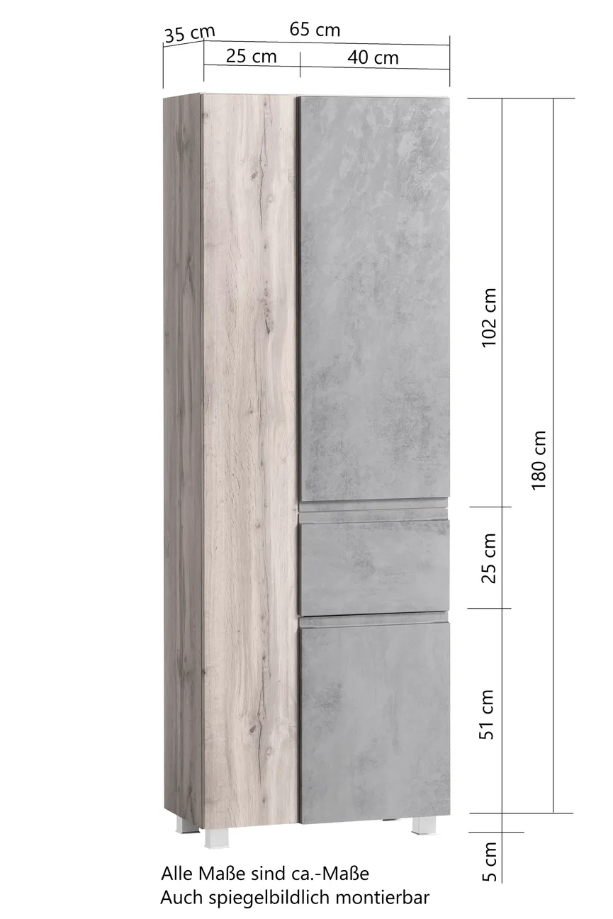 Hochschrank detail