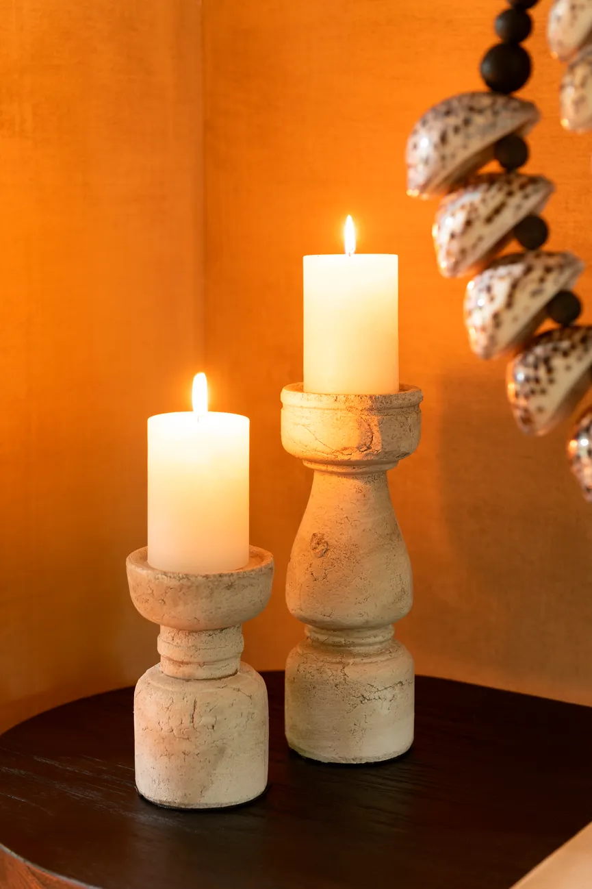 Kerzenhalter S beige milieu