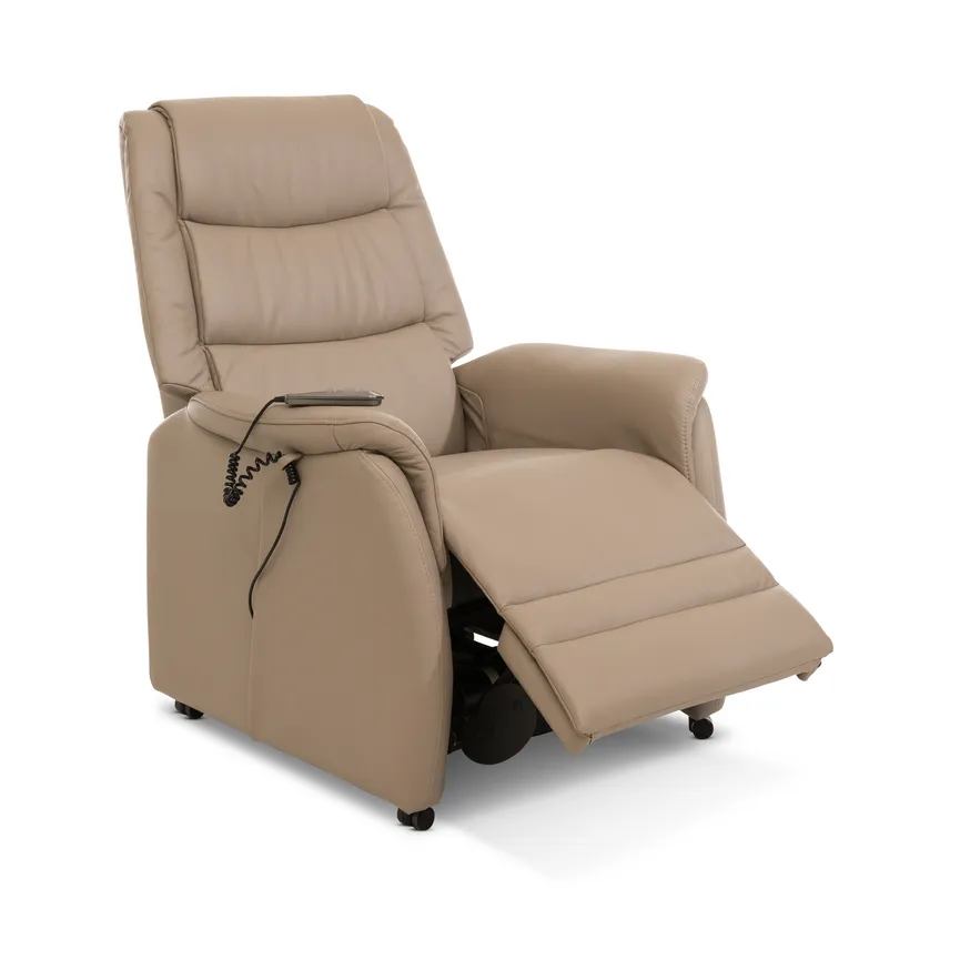 Fernsehsessel Leder detail