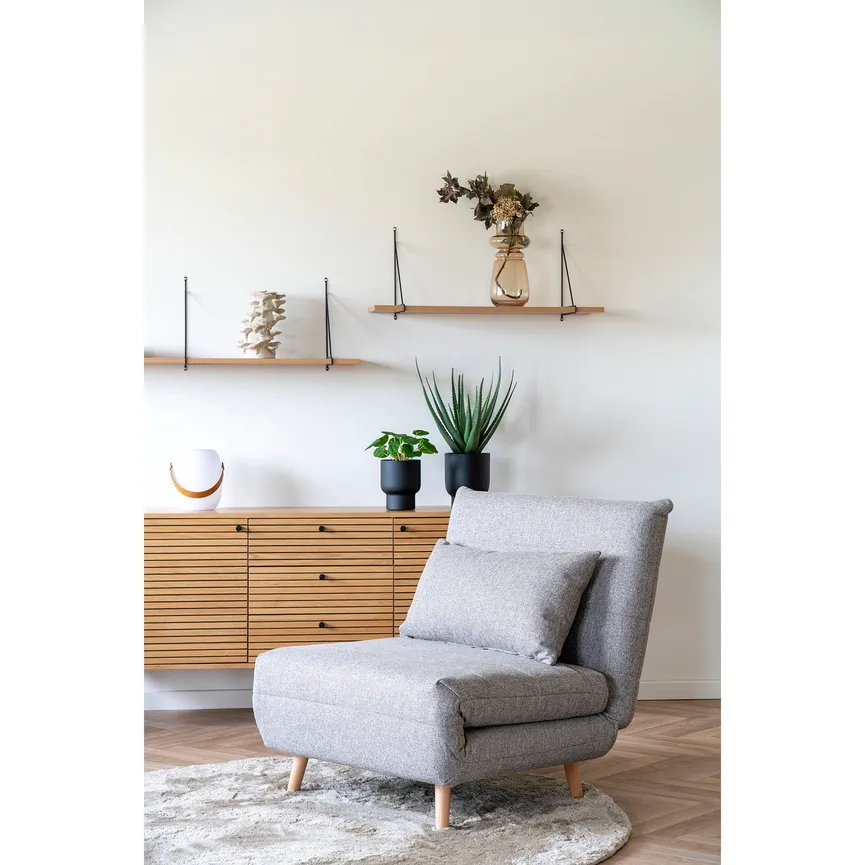 Vase "Vase" rauchbraun milieu