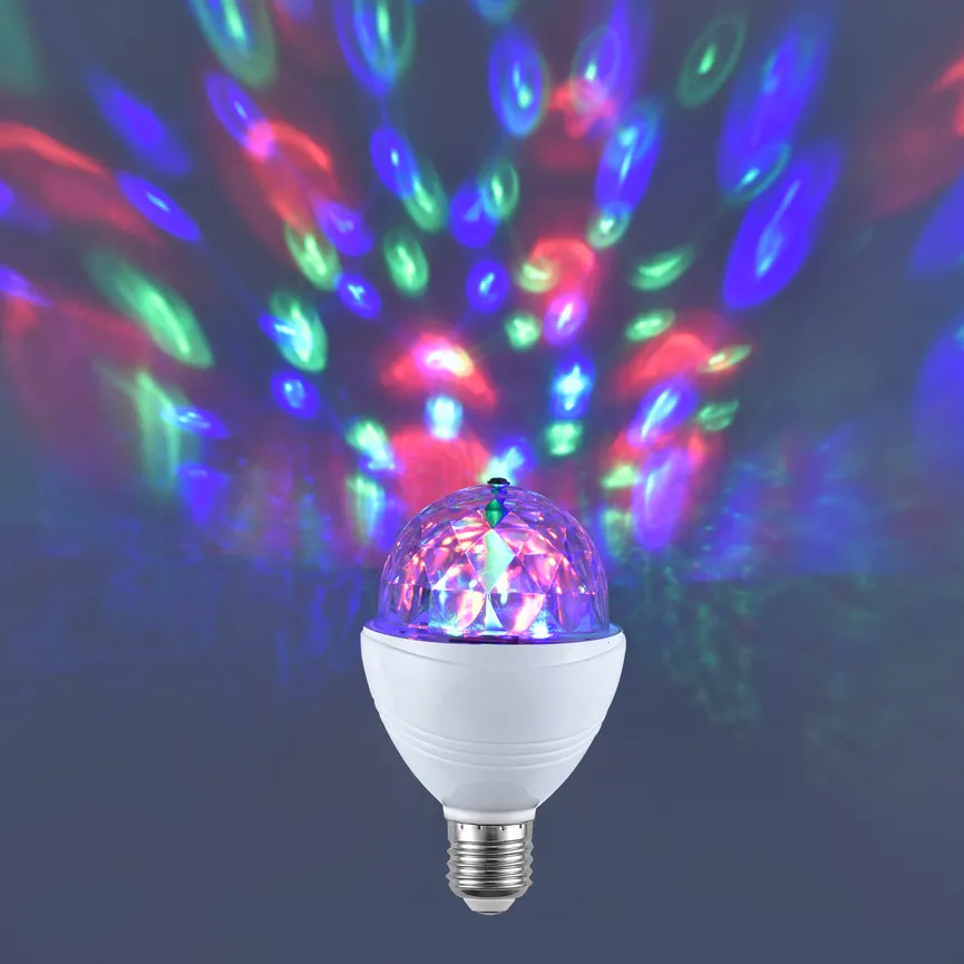 E27/3W LED Disco Kugel detail