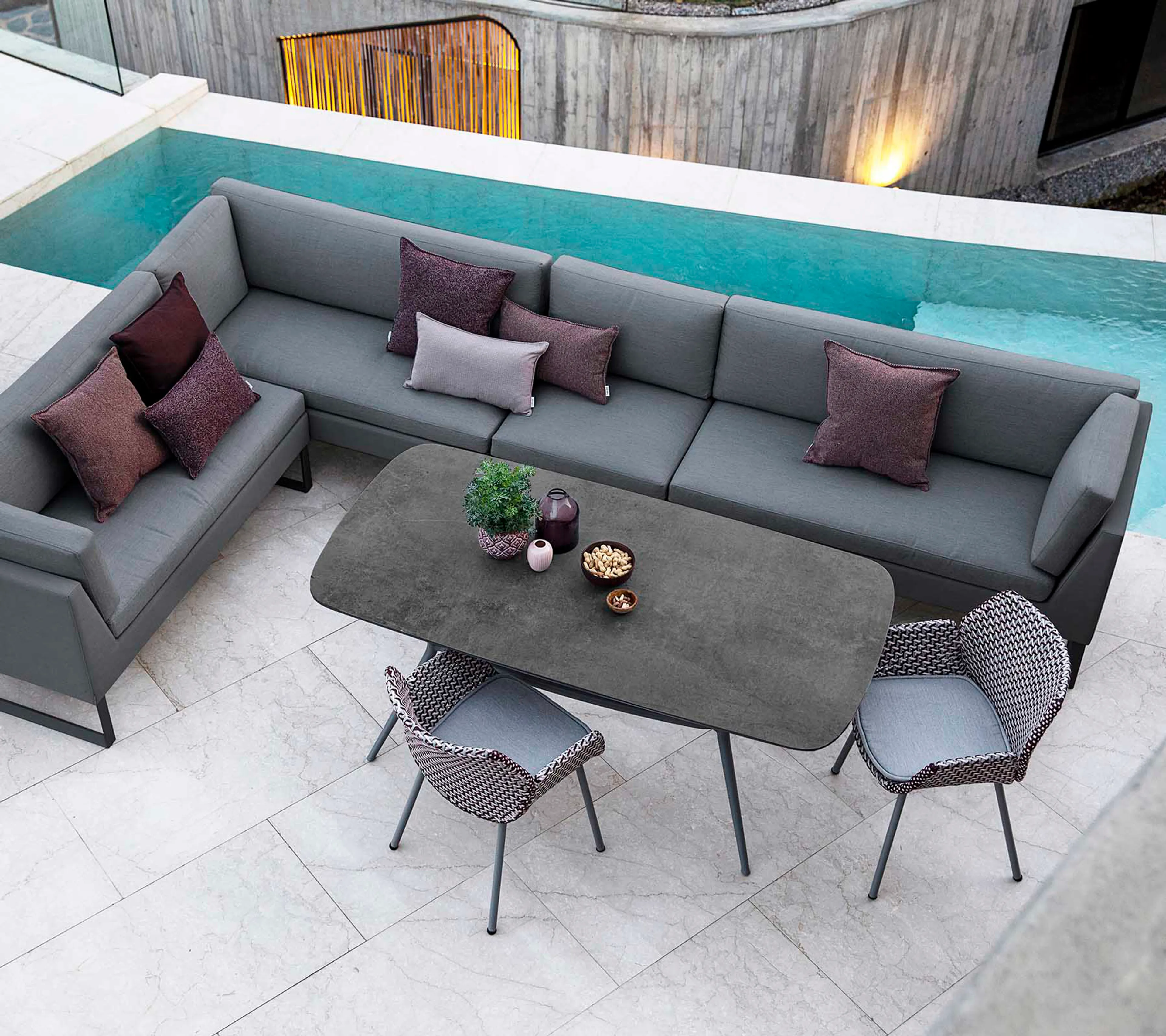 Gartensofa-Modul Flex 2-Sitzer links