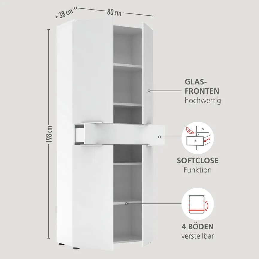 Büroschrank detail
