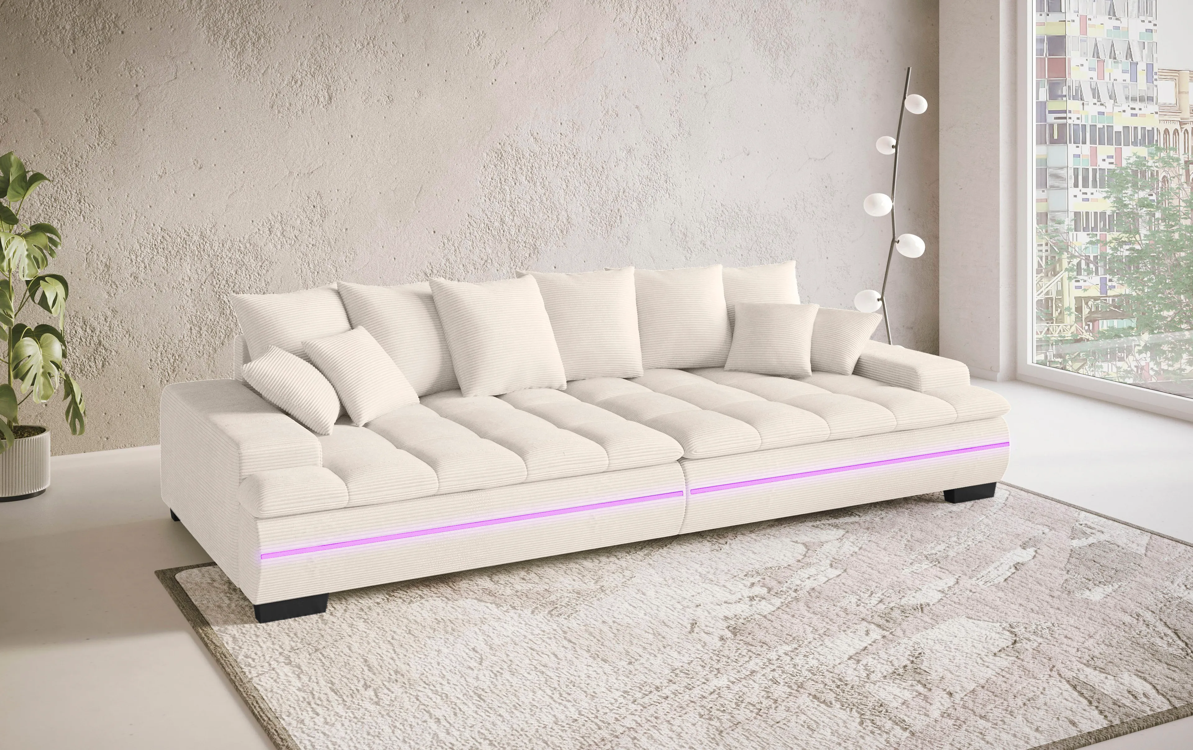 Bigsofa mit LED-Beleuchtung Haiti II