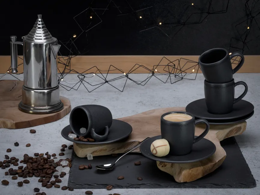 Espressoobertasse "Soft Touch" milieu