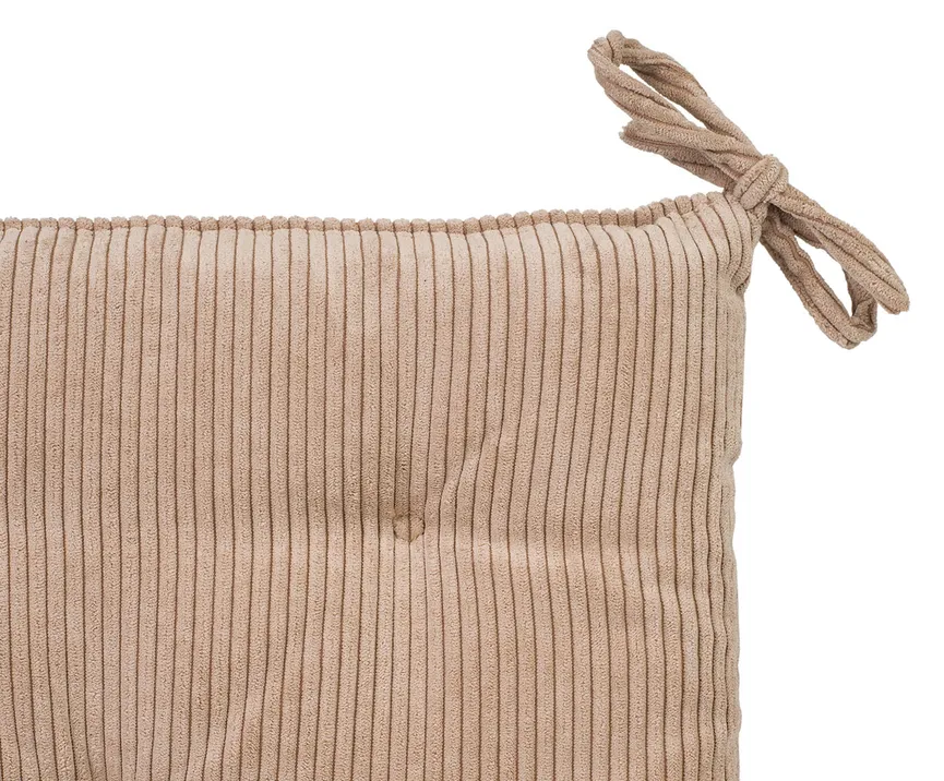 Stuhlkissen Capri Cordoptik detail