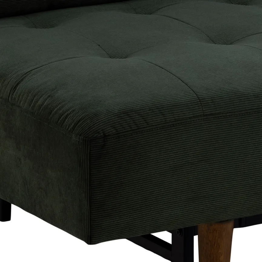 Schlafsofa Füße dunkel detail