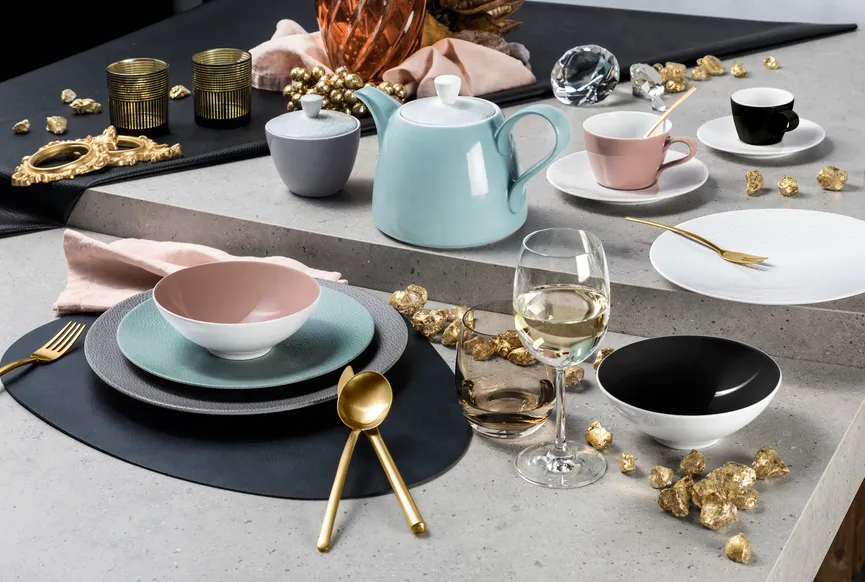 Kaffeeobertasse "Life Fashion" milieu