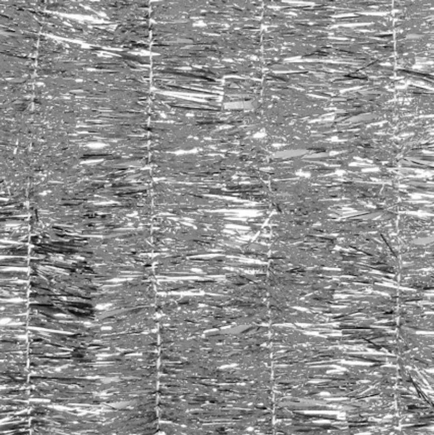 Lametta-Girlande silber material_farbe