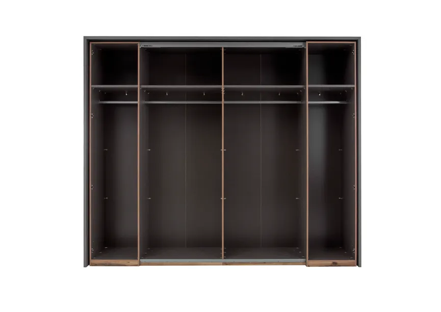 Schwebe-/Drehtürenschrank detail