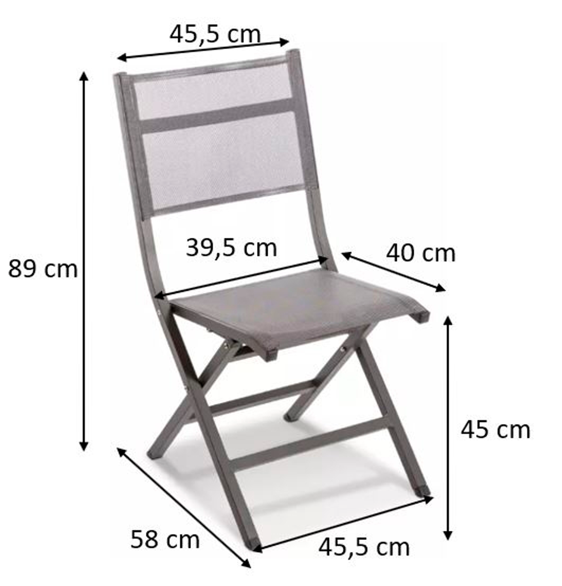Balkonset Anthrazit detail
