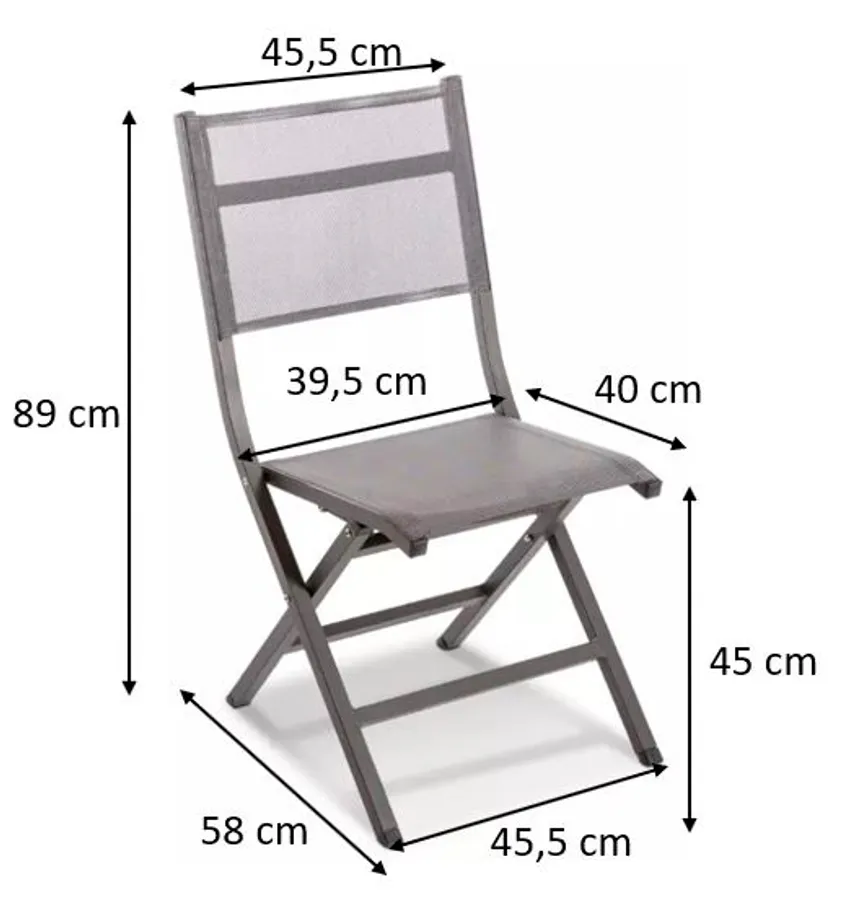Balkonset Anthrazit detail