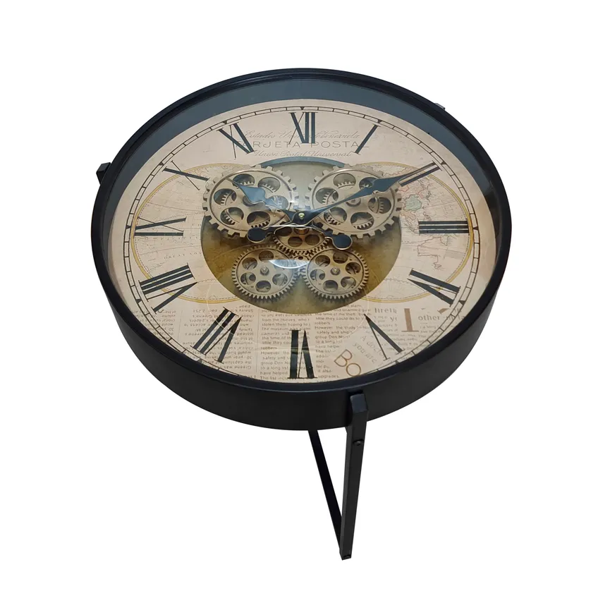 Beistelltisch mit Uhr hauptaufnahme