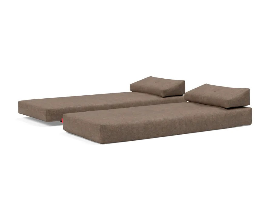 Klappsofa Indu schwarz detail