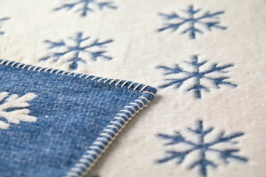 W-Plaid Carla "Schneeflocke" detail