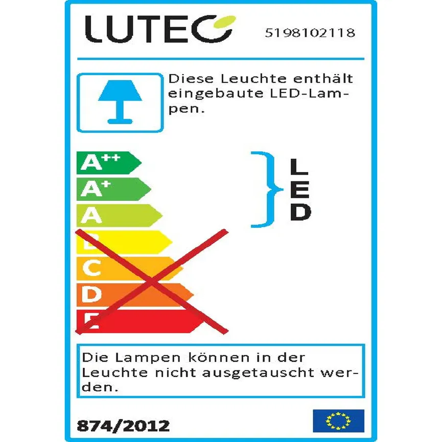 Außenwandleuchte "Cyra" energielabel