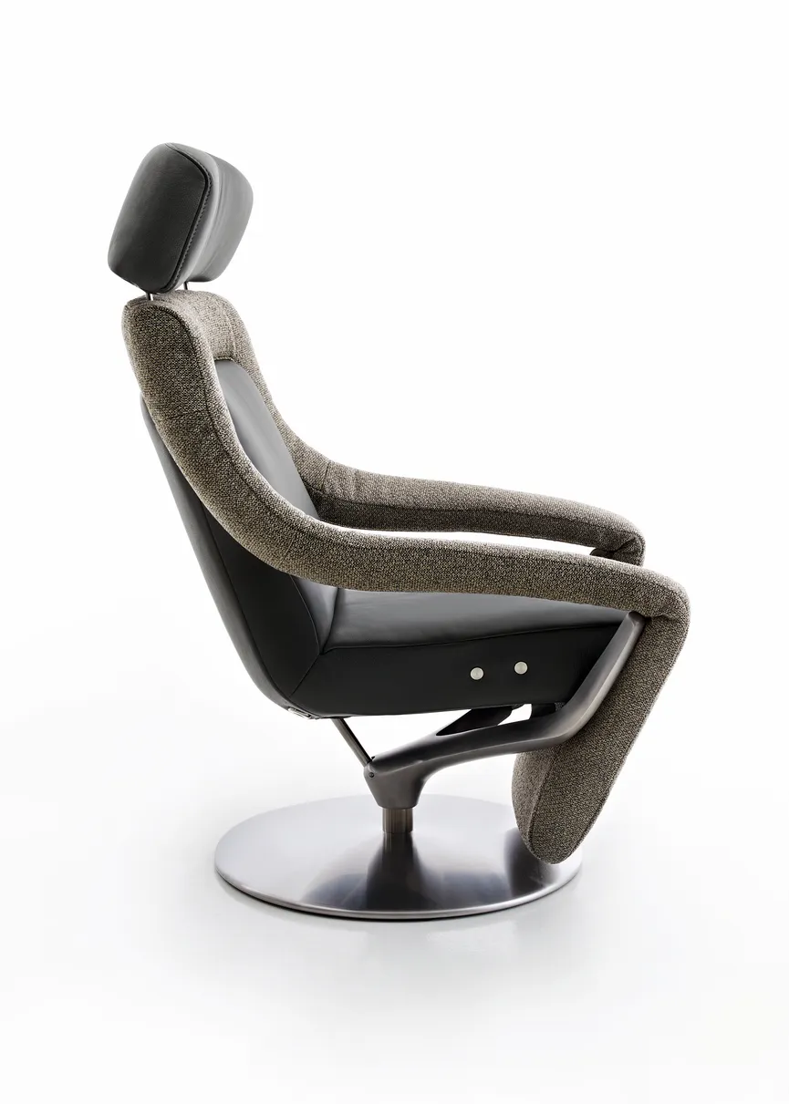 Sessel Yoko-3 DT nickel detail