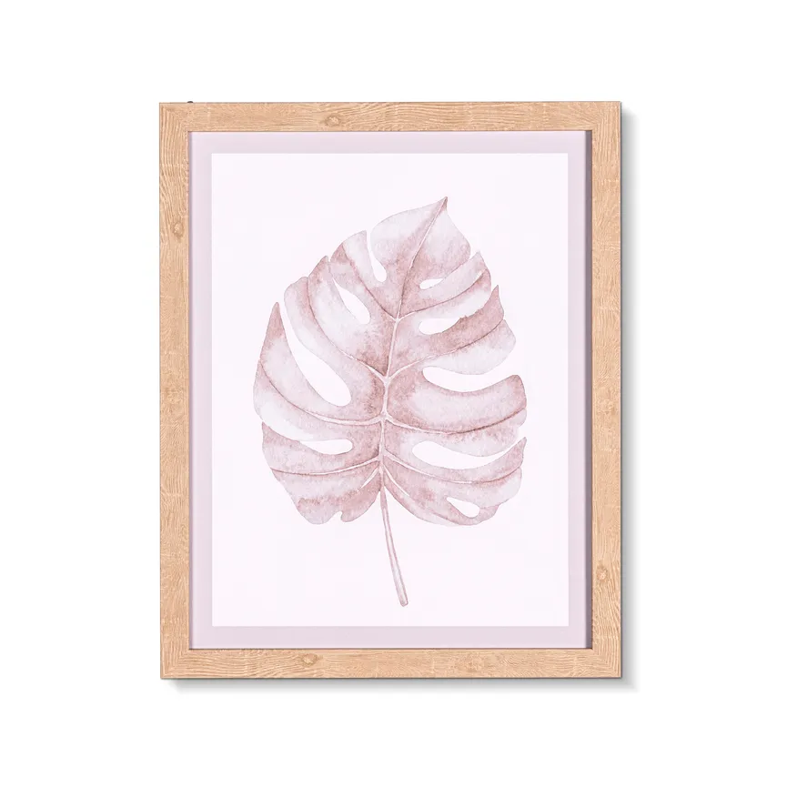 Leinwand "Monstera Blatt" detail
