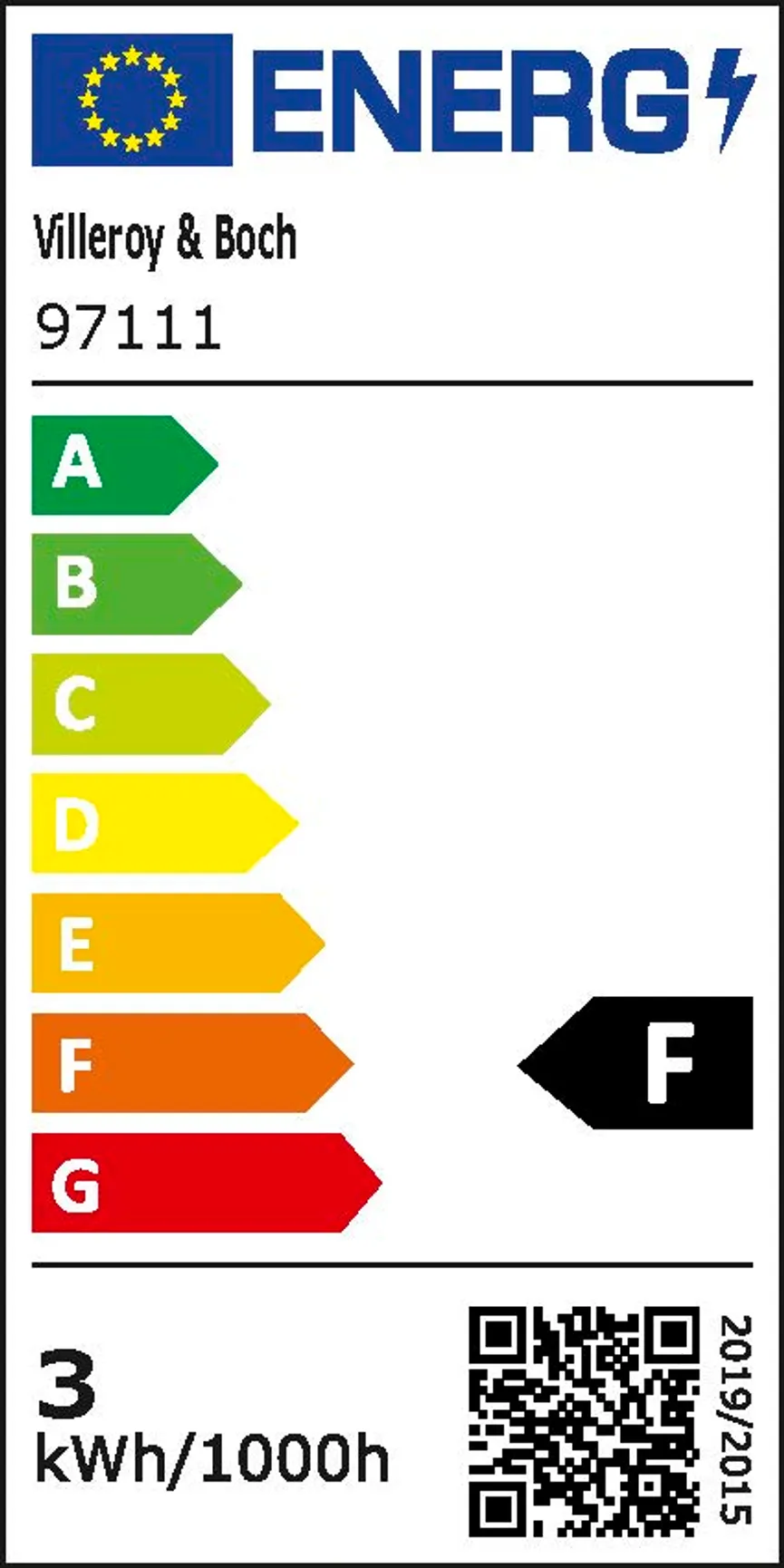 Akku-Tischleuchte "Neapel Mic" energielabel