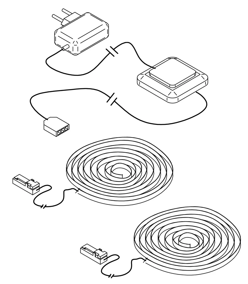 LED Streifenbeleuchtung hauptaufnahme