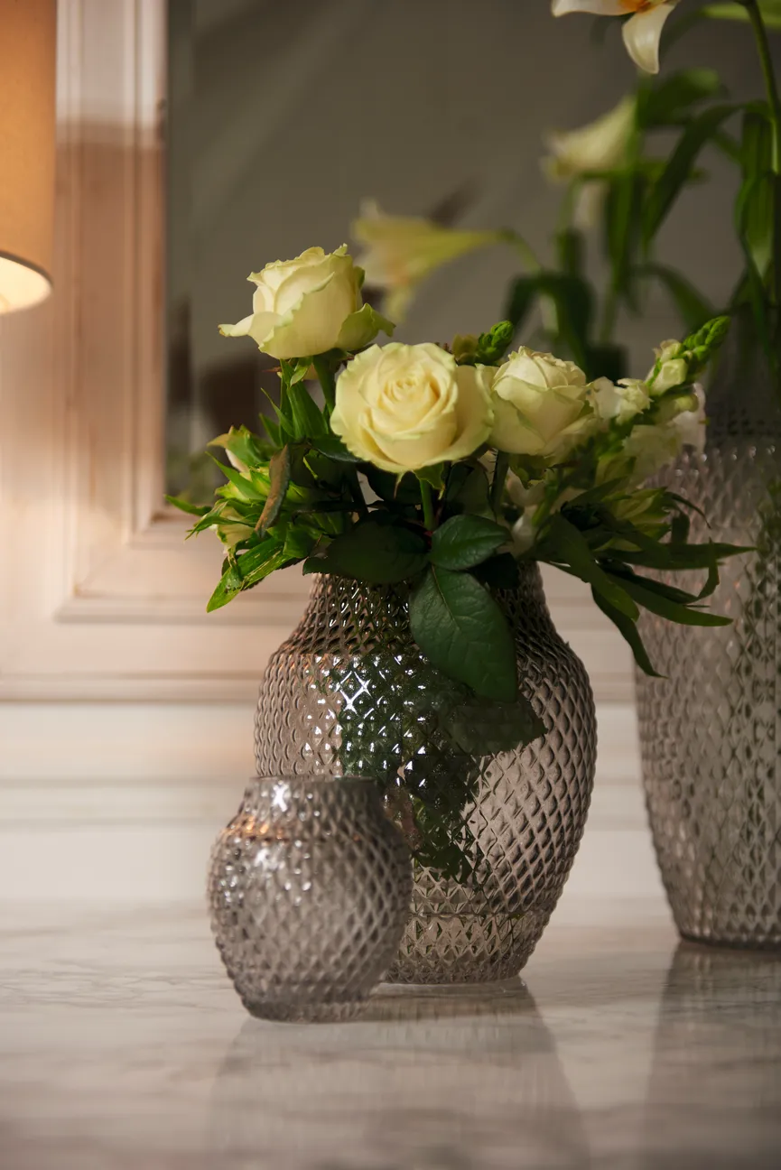 Vase "Poesia" S grau milieu
