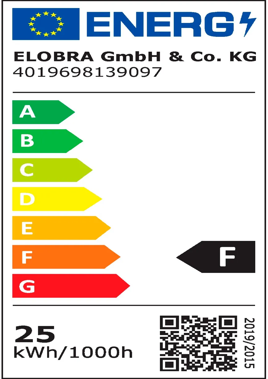 Deckenleuchte "Panama" M energielabel