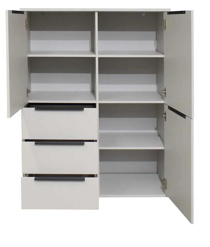 Highboard 3-trg., detail
