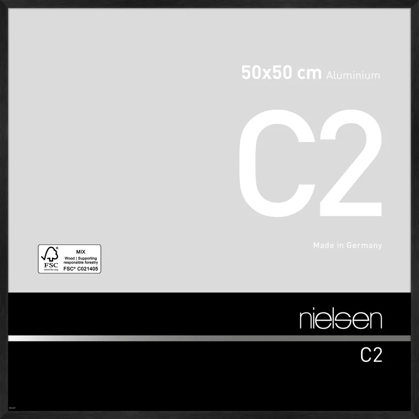 Rahmen C2 Str.Schwarz 50x50 cm hauptaufnahme